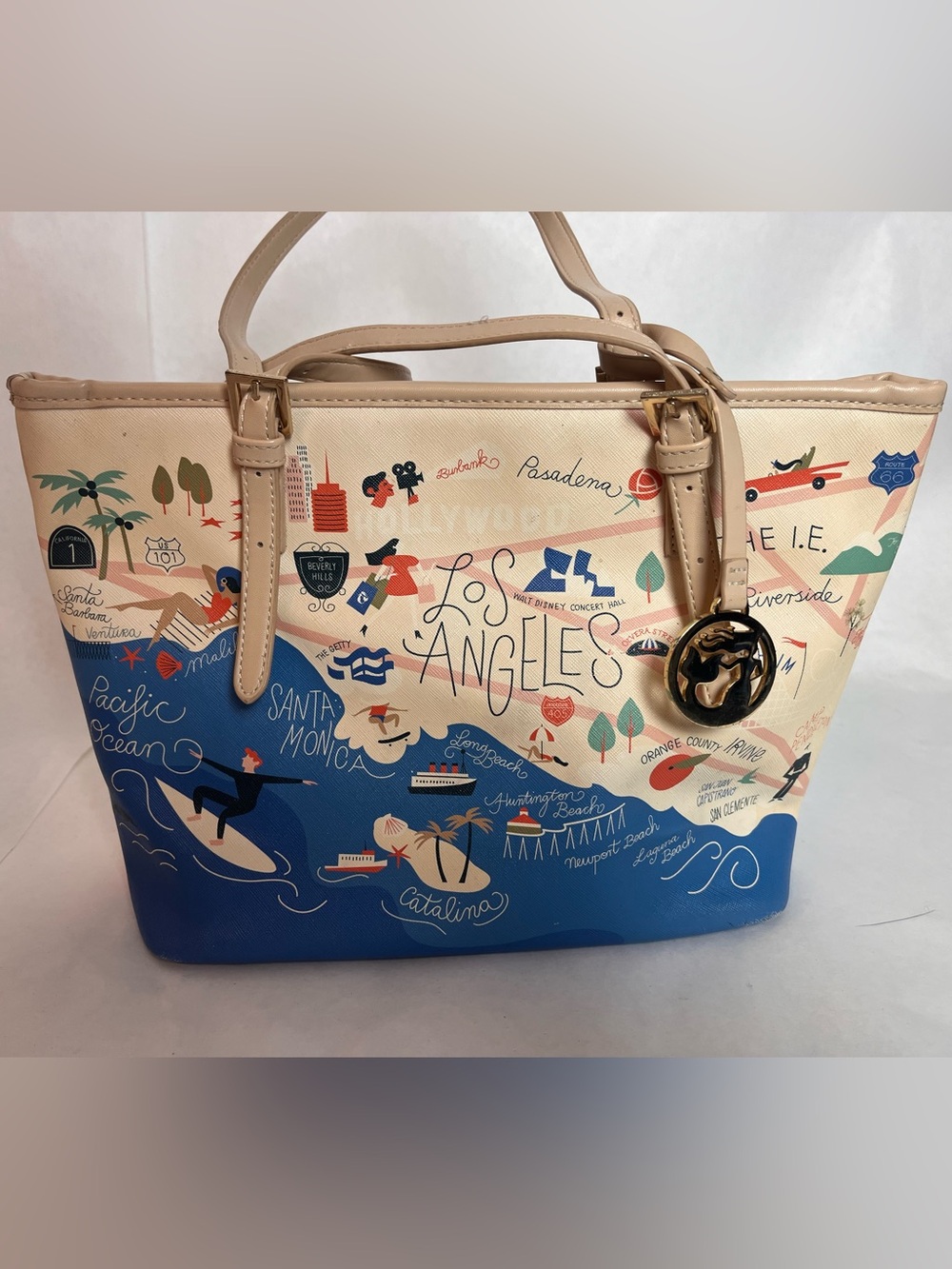Spartina 449 SoCal Illustrated Tote
